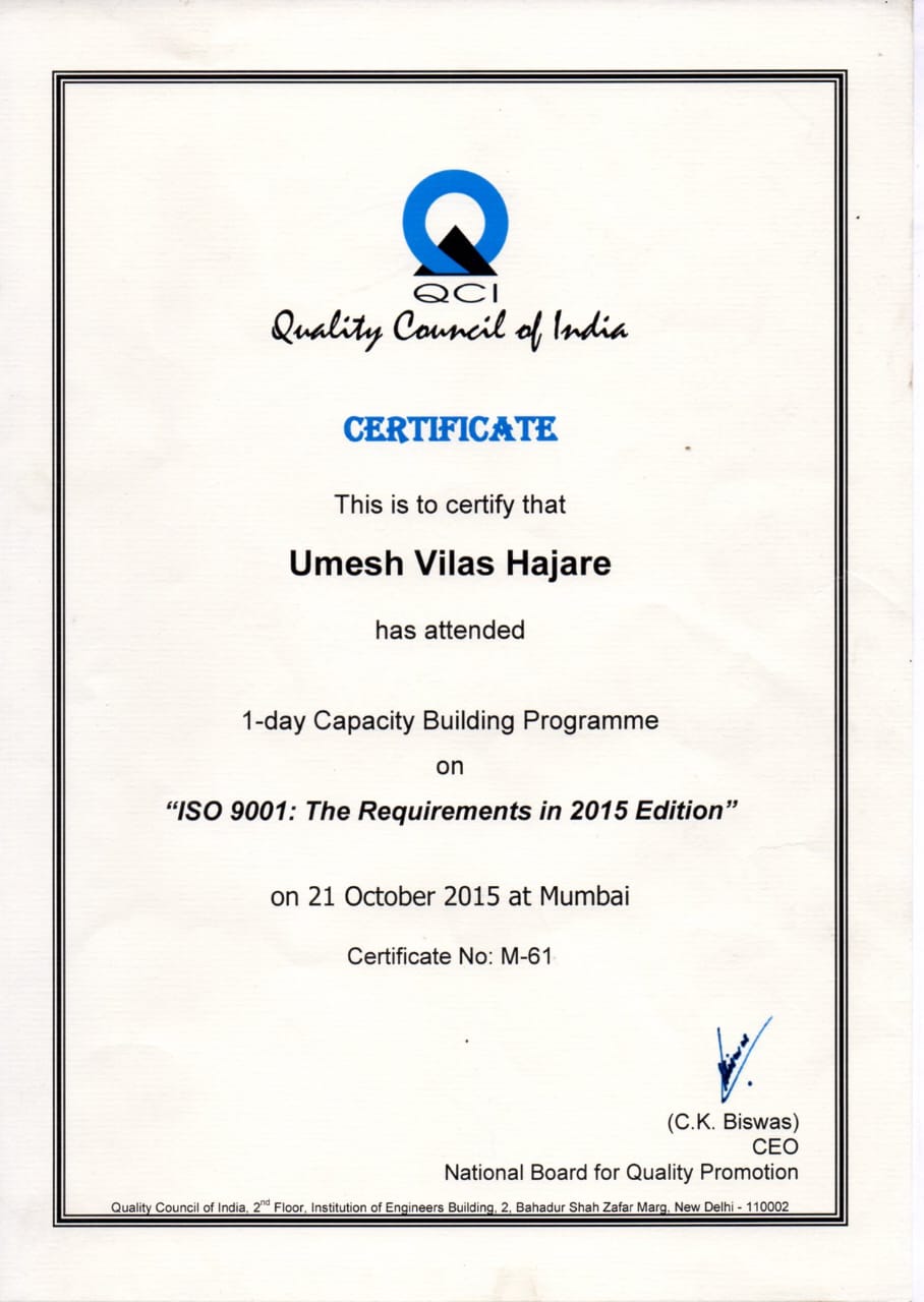 ISO 9001:2015