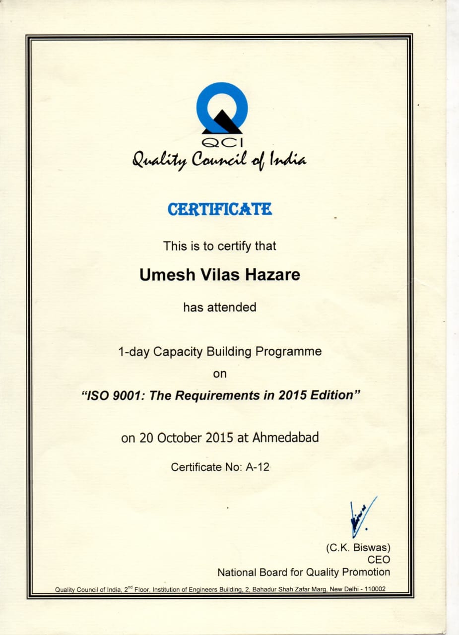 ISO 9001:2015